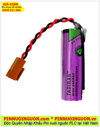 Tadiran TL-4903 (Dây zắc cắm NÂU); Pin nuôi nguồn Tadiran TL-4903 lithium 3.6V AA 2400mAh chính hãng
